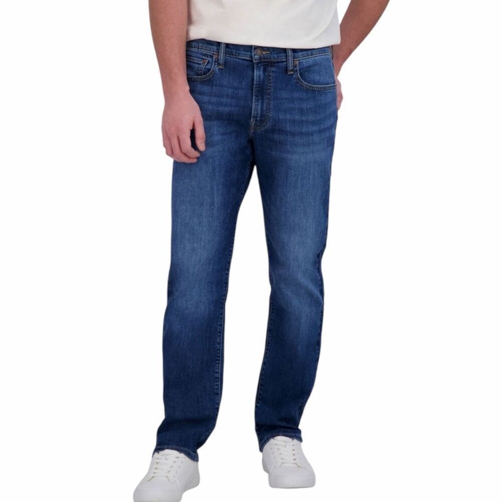 LUCKY BRAND Men’s 410 Athletic Straight Mid Rise Straight Leg Stretch Denim Colo